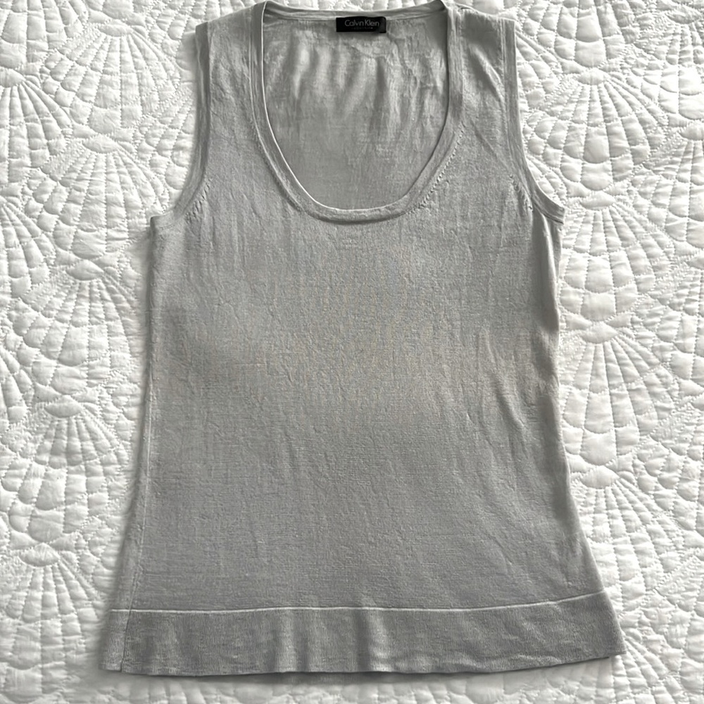 Calvin Klein Cashmere/Silk tank